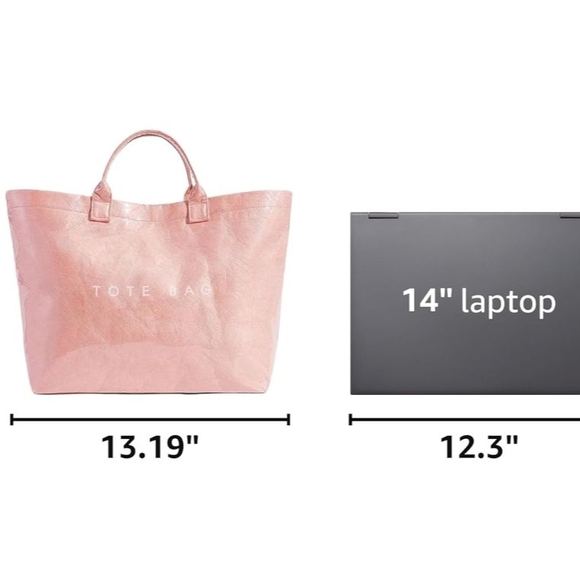 Large Tote Bag for Women PVC - Picture 3 of 6